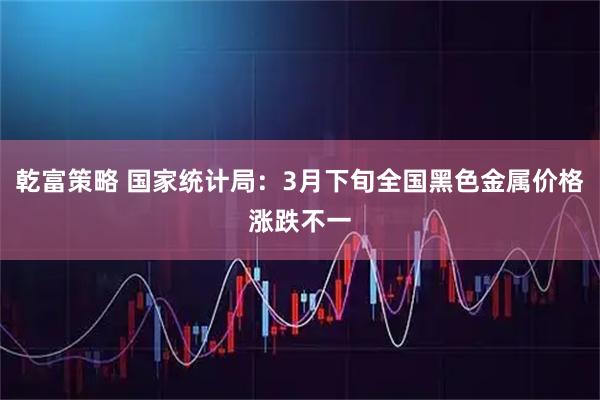 乾富策略 国家统计局：3月下旬全国黑色金属价格涨跌不一